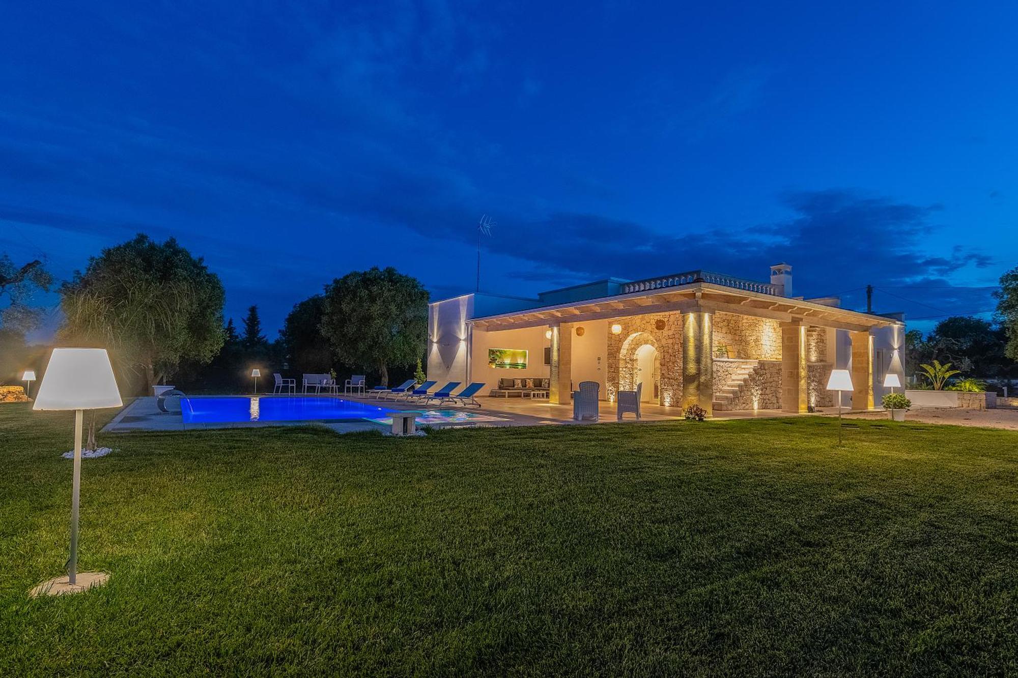 La Carezza Del Sole - Private Villa Франкавилла-Фонтана Экстерьер фото